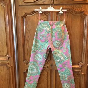 Lauren Ralph Lauren Petite paisley pant size 2 P